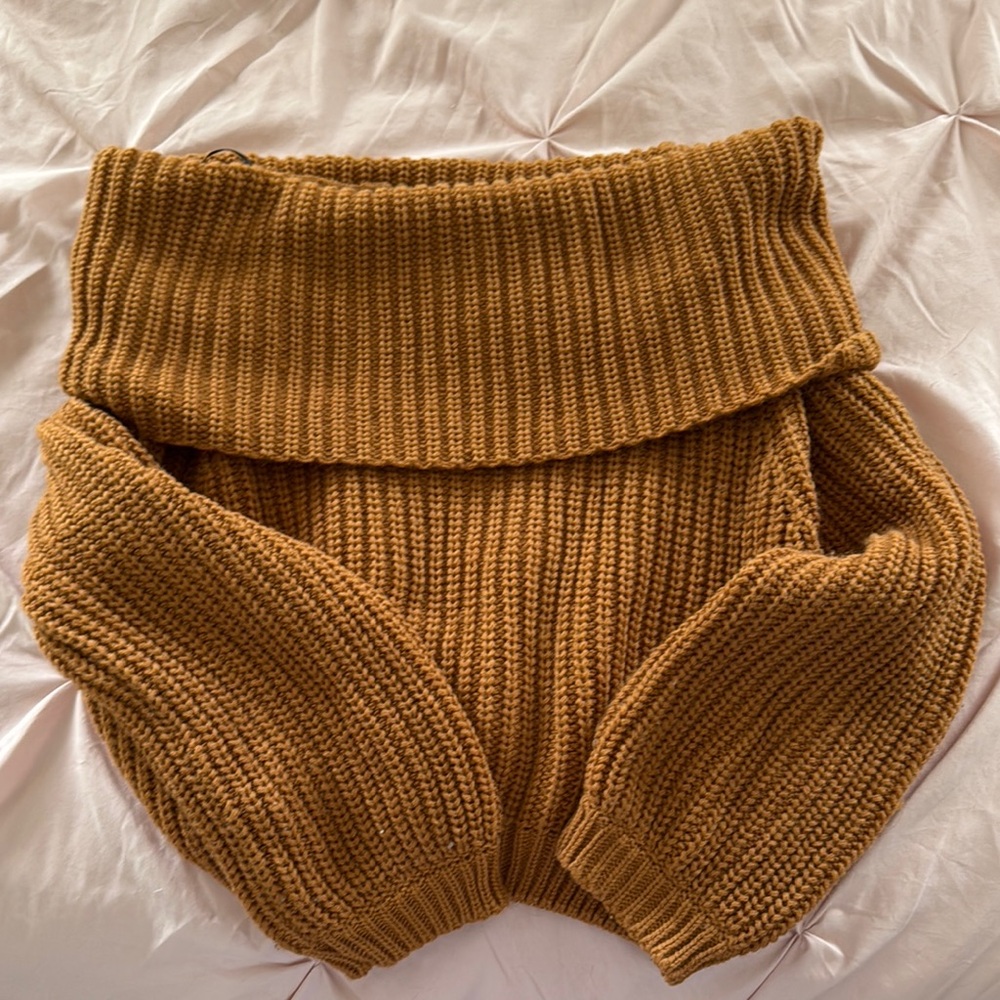 Lulus Mustard Knit Sweater